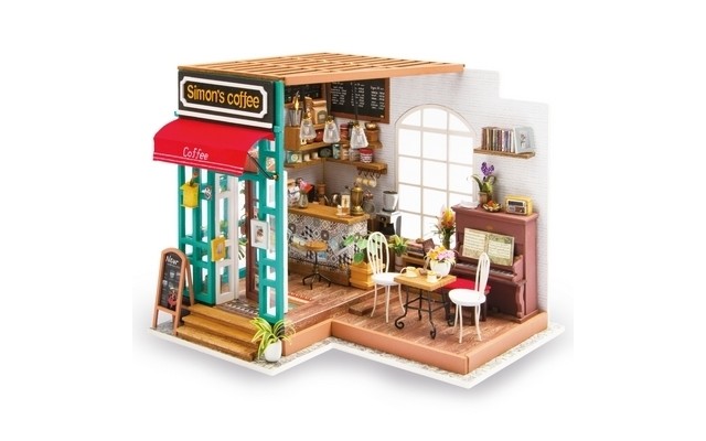 Robotime Wooden DIY House - Simons Coffee